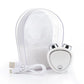 White Microcurrent Face Lifting Massager - Sonic Vibration, V-Shape Sculpting