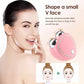 White Microcurrent Face Lifting Massager - Sonic Vibration, V-Shape Sculpting