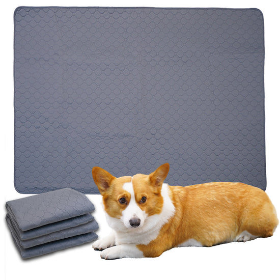 Reusable Pet Training Pads - 4-Layer Waterproof & Absorbent Mat Waterproof Non-Slip(Size : M-70cm×50cm)