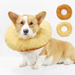 Yellow Adjustable Soft Elizabethan Collar for Pets - Comfortable Recovery Aid - S