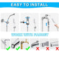 Handheld Pet Grooming Shower Sprayer - With Comb Teeth Hose & Adapters