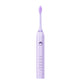 Advanced Sonic Toothbrush: 5 Cleaning Modes, 2-Min Timer, USB Fast Charge, Purple (4 brush heads + bracket + toothbrush box)