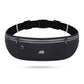 Black Adjustable Running Belt - Fits Large Phones, Reflective, Earphone Port
