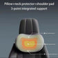 Brown Ergonomic Memory Foam Car Headrest & Lumbar Support Cushion Set - Driving Comfort Neck & Back Pillow