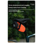 Green And Black Water-Resistant Bicycle Saddle Bag - 1.3L Reflective Seat Pack for Road & Mountain Bikes