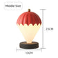Black Rechargeable Hot Air Balloon LED Touch Lamp - 3-Color Nordic Style Desk Light