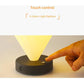 Black Rechargeable Hot Air Balloon LED Touch Lamp - 3-Color Nordic Style Desk Light