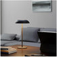 Black Minimalist Rechargeable LED Touch Table Lamp - 3-Color Stepless Dimming Metal Desk Light