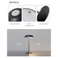 White Minimalist Rechargeable LED Touch Table Lamp - 3-Color Stepless Dimming Metal Desk Light
