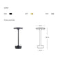 Gold Elegant Aluminum Alloy Rechargeable LED Touch Lamp - 3-Color Dimmable Cordless Table Light