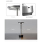 Black Elegant Aluminum Alloy Rechargeable LED Touch Lamp - 3-Color Dimmable Cordless Table Light
