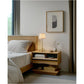 Gold and White Elegant Rechargeable Fabric Shade LED Lamp - Cordless Touch Stepless Dimmable Table Light