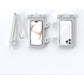 White 2-Pack Universal IPX8 Waterproof Phone Pouch with Lanyard - Touch Sensitive Case for Swimming & Outdoor Sports