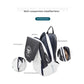 Purple and White Multifunctional Tennis & Badminton Backpack - Waterproof Racket Bag with Shoe Compartment