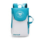 Blue and White Multifunctional Tennis & Badminton Backpack - Waterproof Racket Bag with Shoe Compartment