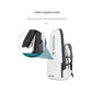 Blue and White Multifunctional Tennis & Badminton Backpack - Waterproof Racket Bag with Shoe Compartment