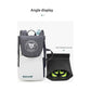 Blue and White Multifunctional Tennis & Badminton Backpack - Waterproof Racket Bag with Shoe Compartment