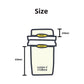 White Portable Salad & Breakfast Cup On-the-Go - Dual Compartment Container with Spork
