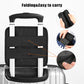 2 Pcs Black Hands-Free Luggage Handle Travel Cup Holder & Organizer Pouch