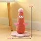 Pink Adorable Chick Cat Scratching Post - Durable Sisal Rope Scratcher Toy for Cats & Kittens