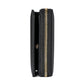 Black Compact RFID Genuine Leather Wallet for Women - Secure Zipper Card Holder & Coin Purse
