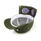 Beige Stylish Aviator Goggle Baseball Cap - Unisex Outdoor Cotton Sun Hat