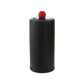 Black Automatic Lifting Makeup Brush Holder - Dustproof Desktop Organizer with Lid & Compartments