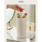 Black Automatic Lifting Makeup Brush Holder - Dustproof Desktop Organizer with Lid & Compartments