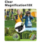 Black HD Digital Camera Binoculars 8X Zoom - Record Video & Photos with LCD Screen, Starlight Night Vision for Outdoors