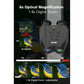 Red Professional HD Digital Night Vision Binoculars - 6X Optical Zoom, IR Illumination, Record 2.5K Video & 48MP Photos