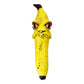3 Pcs Style 2 Yellow Whimsical Magic Banana Monster Figurine - Quirky Resin Art Decor for Home & Party