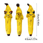 3 Pcs (Style 1+Style 2+Style 3) Yellow Whimsical Magic Banana Monster Figurine - Quirky Resin Art Decor for Home & Party