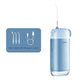 Blue Advanced Portable Water Flosser - USB Rechargeable Cordless Oral Irrigator, 3 Modes, IPX7 Waterproof for Travel & Home