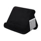 Black Soft Multi-Angle Tablet Pillow Stand - Comfy Reading & Viewing Holder for iPads, Books, eReaders
