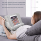 Purple Soft Multi-Angle Tablet Pillow Stand - Comfy Reading & Viewing Holder for iPads, Books, eReaders