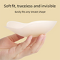 Size M 3 Pairs Skin Color Reusable Silicone Breast Lift Nipple Covers - Invisible Adhesive Bra Pasties for Seamless Lift & Coverage