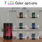Khaki and Black Forest Design Iron Essential Oil Diffuser - 7 Color LED Ultrasonic Cool Mist Humidifier 100ml