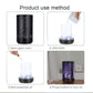 Khaki and Black Forest Design Iron Essential Oil Diffuser - 7 Color LED Ultrasonic Cool Mist Humidifier 100ml