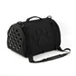 Black Stylish EVA Pet Carrier Bag - Lightweight Portable & Breathable Travel Crate for Small Dogs & Cats