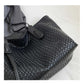 Brown Chic Woven PU Leather Tote Bag - Large Capacity Casual Shoulder & Handbag for Women