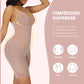 Size S Brown Seamless Full Body Shaper for Women - Tummy Control, Butt Lifter & Thigh Slimmer Bodysuit