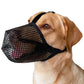 2 Pcs Size S Black Breathable Mesh Dog Muzzle - Anti-Barking, Biting & Chewing - Adjustable & Comfortable Nylon Muzzle for Dogs