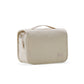 Beige Eco-Friendly RPET Hanging Toiletry Bag - Large Capacity Waterproof Travel Makeup Organizer