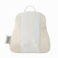 Beige Slim Wireless Shiatsu Back Massager Cushion - Rechargeable Heated Massage Pad for Full Back Relief