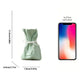 Green And White Chic Money Bag Inspired Vase - Modern Resin Decorative Flower Holder & Tabletop Accent(Use the mobile phone as a reference for size)