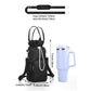 Purple Insulated Tumbler Carrier Bag - Crossbody Water Bottle Holder with Pockets & Adjustable Strap for Large Cups (Note: cup not included)