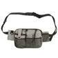 Grey and Black Nurse Utility Belt Bag - Multi-Pocket Medical Organizer Waist Pack for Tools & Essentials