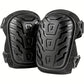 1 Pair Black Professional Hard Shell Knee Pads - Heavy Duty Protection for Work, Construction, Gardening & Outdoor Sports