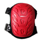 1 Pair Red Professional Hard Shell Knee Pads - Heavy Duty Protection for Work, Construction, Gardening & Outdoor Sports