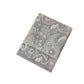 Grey Luxurious Paisley Jacquard Throw Blanket - Soft Wool Blend with Tassels, 120x150cm, Lightweight Sofa & Nap Blanket